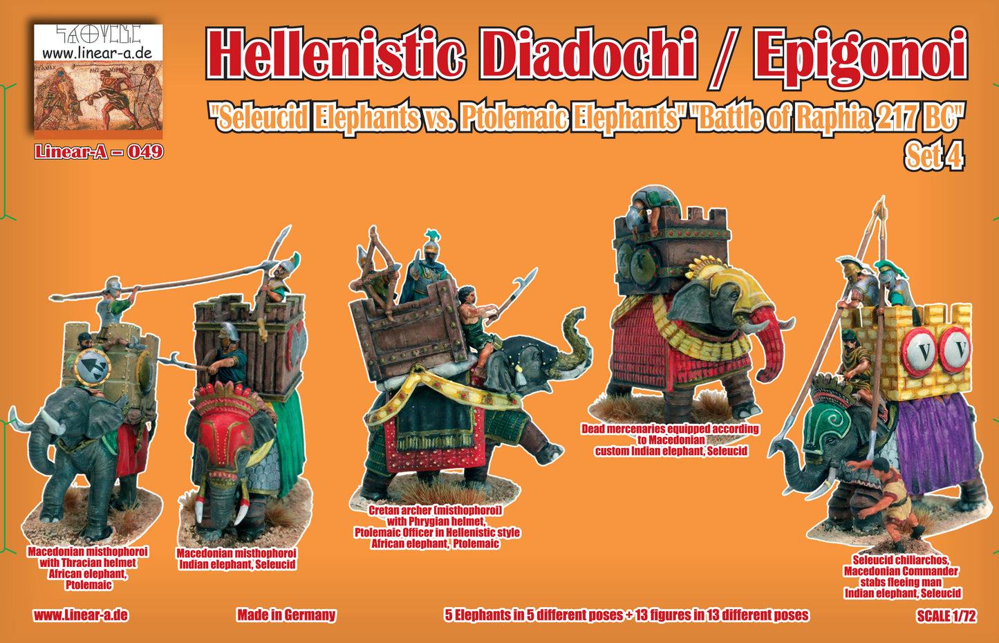 Linear-A LA049 1:72 Hellenistic Diadochi / Epigonoi