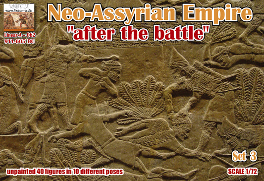 Linear-A LA062 1:72 Neo-Assyrian Empire Set 3 ...after the battle