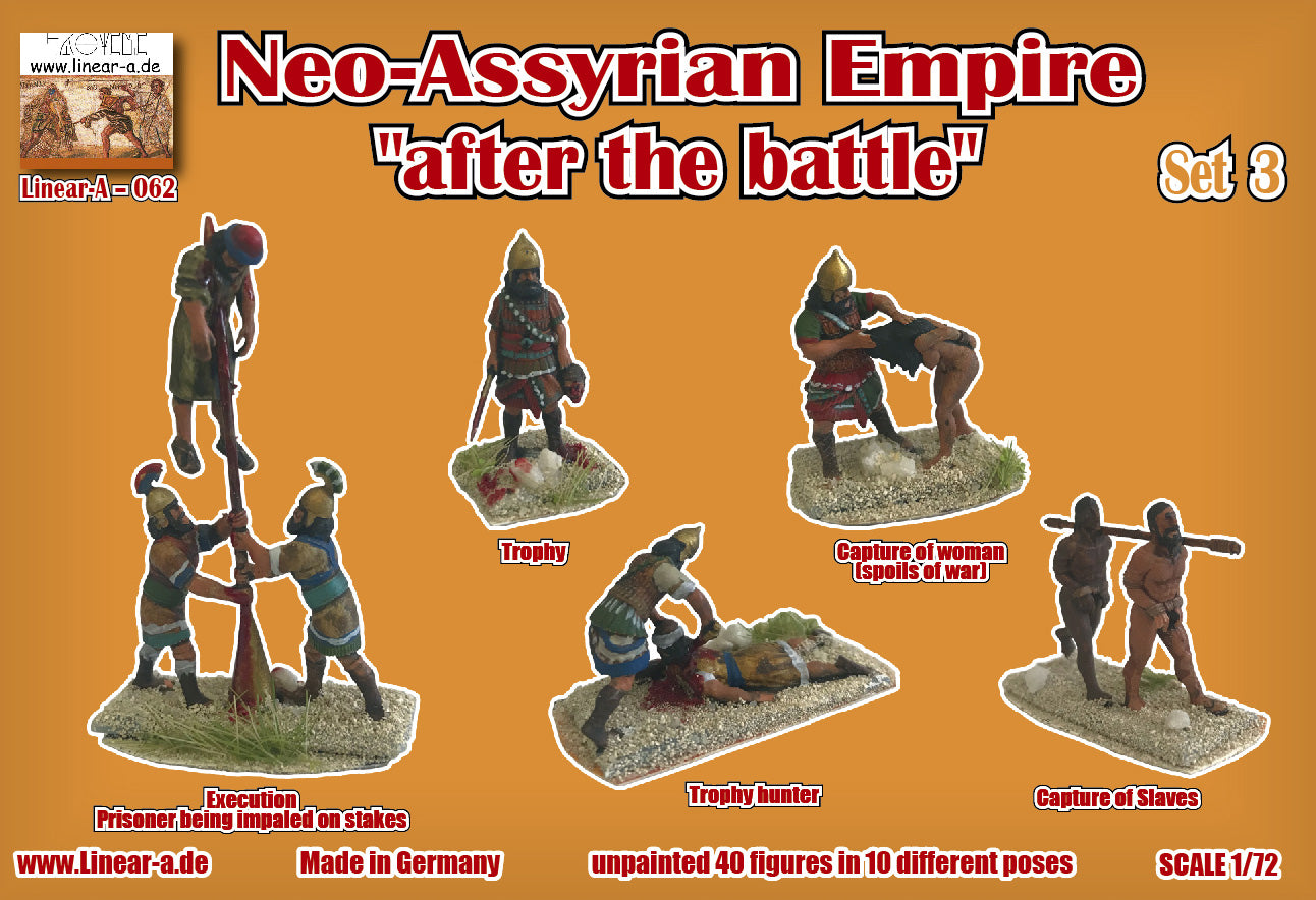 Linear-A LA062 1:72 Neo-Assyrian Empire Set 3 ...after the battle