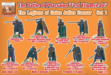 Linear-A LA063 Legions of Gaius Julius Caesar Set 1 1:72