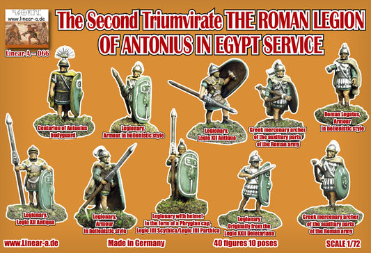 Linear-A LA066 1:72 THE ROMAN LEGION OF ANTONIUS IN EGYPT SERVICE