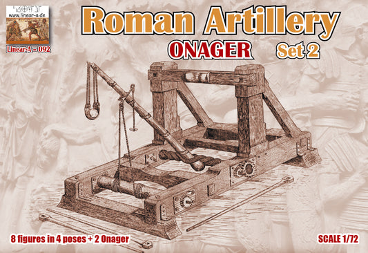 Linear-A LA092 1:72 Roman Artillery Set 2 ONAGER