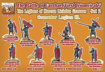 Linear-A LA094 Legions of Marcus Licinius Crassus Set 2 1:72