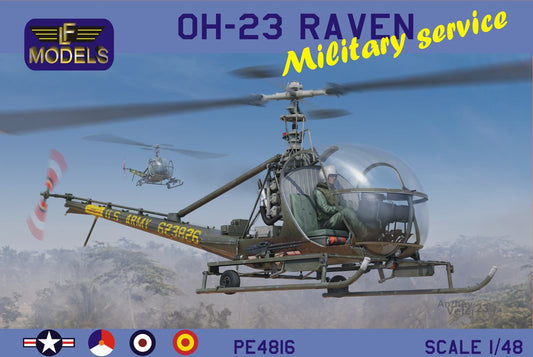 LF Models LFPE4816 1:48 Hiller OH-23 Raven Military service