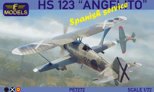 LF Models LFPE7272 Henschel Hs-123 Spanish Service Model Kit 1:72