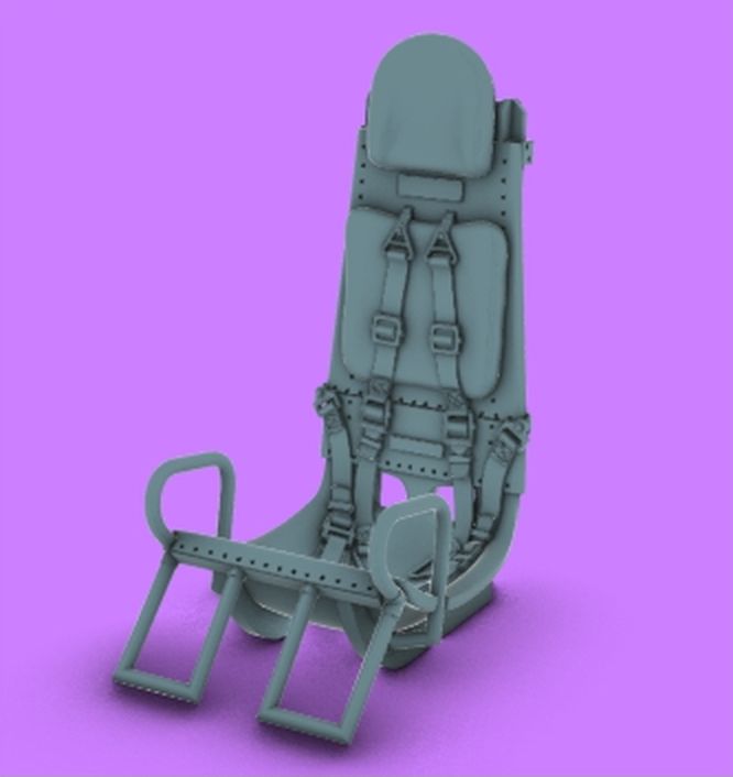 LF Models LF3D7230 1:72 Heinkel He-162 seat 3D-printed
