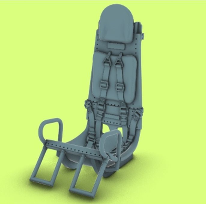 LF Models LF3D7231 1:72 Heinkel He-280 seat 3D-Printed seat