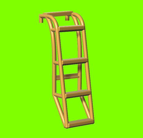 LF Models LF3D7237 1:72 Access ladder for the Aermacchi MB-326K Impala 3D