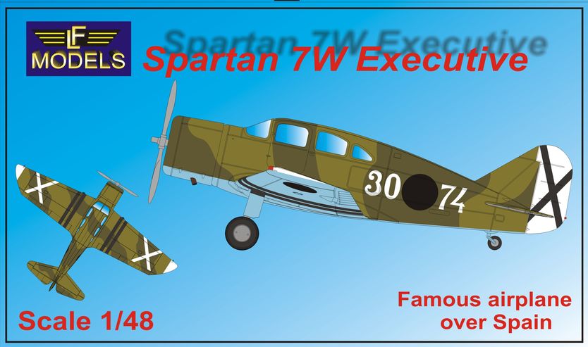 LF Models LF48018 1:48 Spartan 7W Executive Spanish Nationalist Air Force