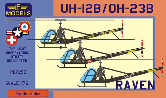 LF Models LFPE7252 1:72 Hiller UH-12B / OH-23B Raven