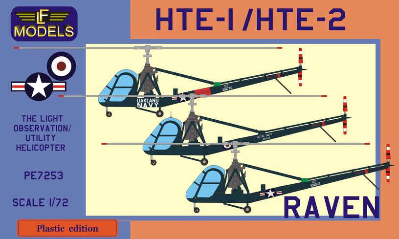 LF Models LFPE7253 1:72 Hiller HTE-1 / HTE-2 Raven
