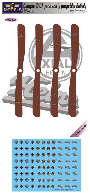 LF Models LFMC3202 1:32 German WWI producer's propeller manufacturer logo part 2