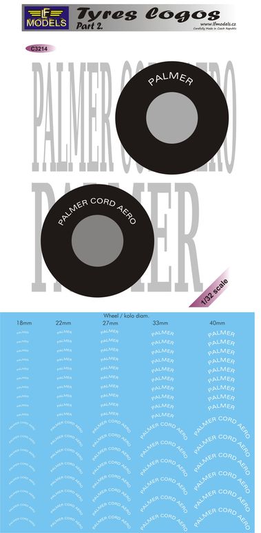 LF Models LFMC3214 1:32 Tyre logos Part 2