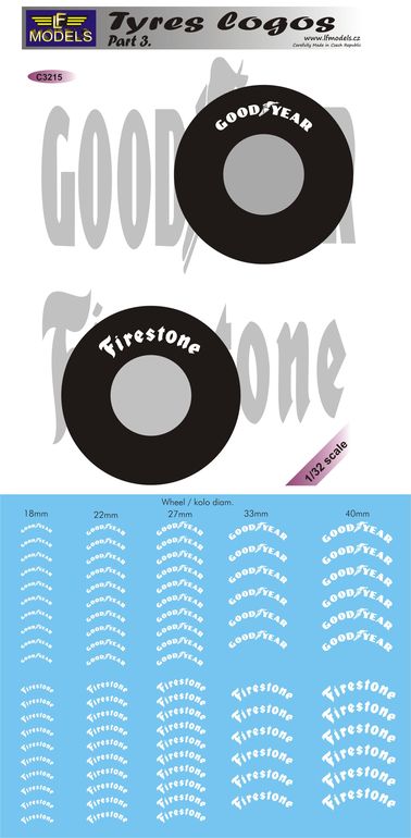 LF Models LFMC3215 1:32 Tyre logos Part 3