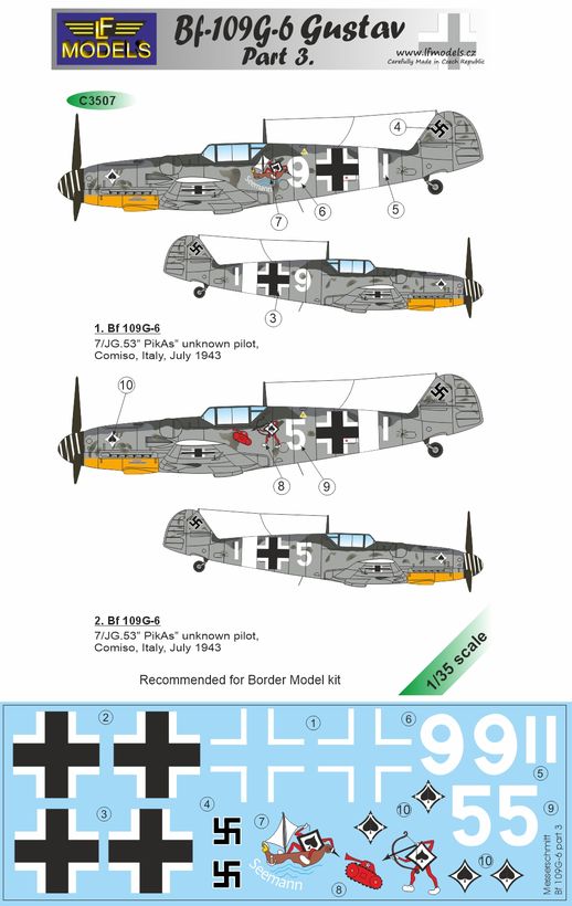 LF Models LFMC3507 1:35 Messerschmitt Bf-109G-6 Gustav Part 3