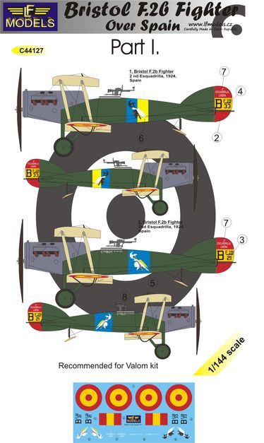 LF Models LFMC44127 1:144 Bristol F.2B Fighter over Spain Part I