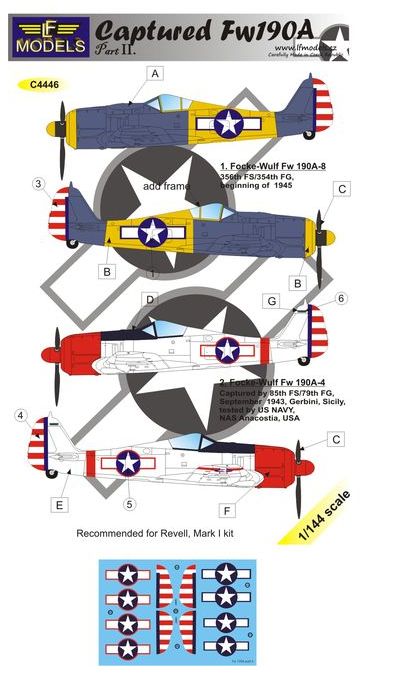 LF Models LFMC4446 1:144 Captured Focke-Wulf Fw-190A-8 part 2
