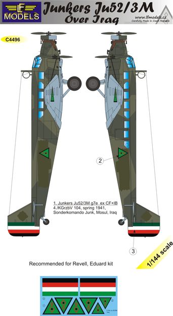 LF Models LFMC4496 1:144 Junkers Ju-52/3M over Iraq