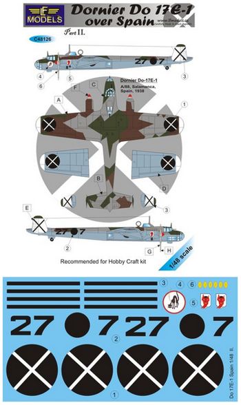 LF Models LFMC48126 1:48 Dornier Do-17E-1 over Spain