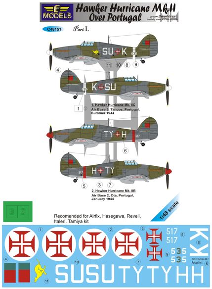 LF Models LFMC48151 1:48 Hawker Hurricane Mk.II over Portugal Pt 1