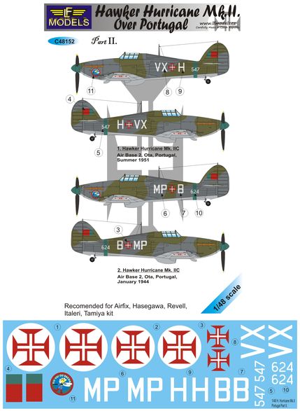 LF Models LFMC48152 1:48 Hawker Hurricane Mk.II over Portugal Pt 2