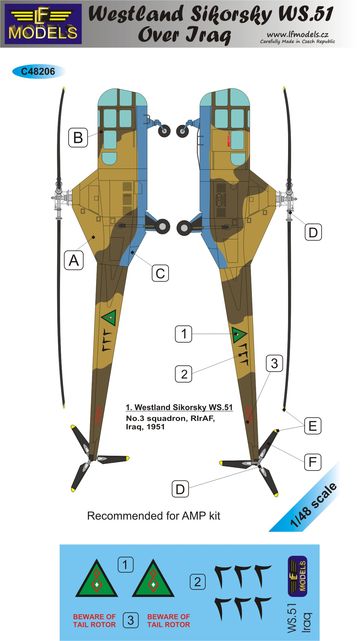 LF Models LFMC48206 1:48 Westland-Sikorsky WS.51 over Iraq