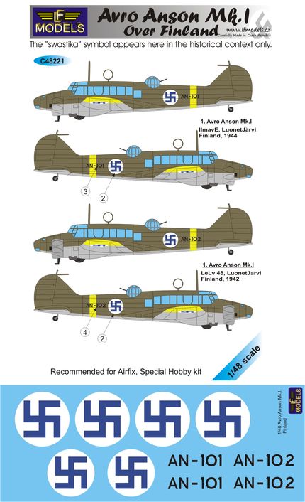 LF Models LFMC48221 1:48 Avro Anson Mk.I