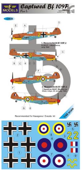 LF Models LFMC4828 1:48 Captured Messerschmitt Bf-109F Part I