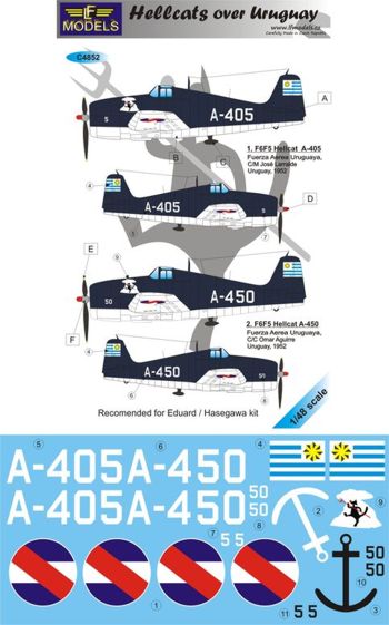 LF Models LFMC4852 1:48 Grumman Hellcats over Uruguay
