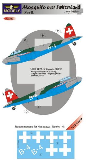 LF Models LFMC7282 1:72 de Havilland Mosquito PR.IV over Switzerland Part II