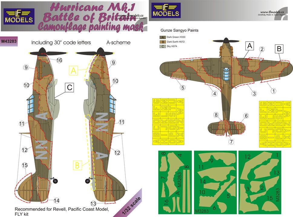 LF Models LFMM3283 1:32 Hawker Hurricane Mk.I Battle of Britain Camo