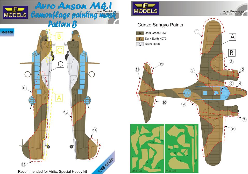 LF Models LFMM48108 1:48 Avro Anson Mk.I