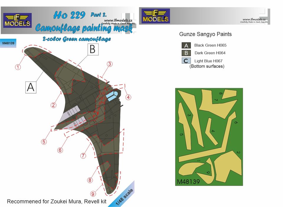 LF Models LFMM48139 1:48 Horton Ho-229A Part 2