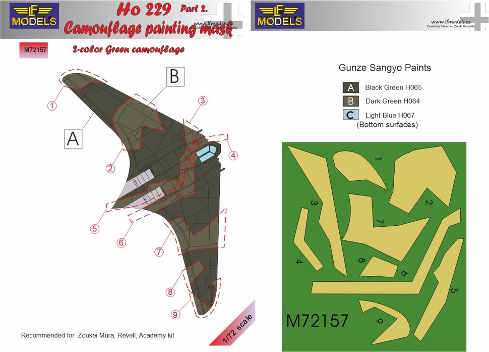 LF Models LFMM72157 1:72 Horton Ho-229A Part 2