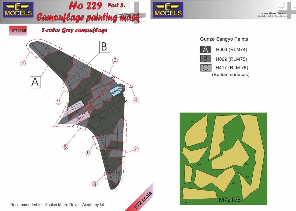 LF Models LFMM72158 1:72 Horton Ho-229A Part 3