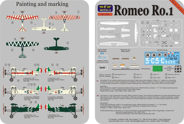 LF Models LFPE7211 1:72 Romeo Ro.1 Italy