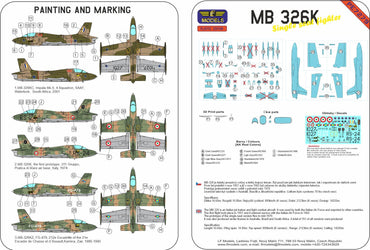 LF Models LFPE7279 Aermacchi MB-326K Impala Fighter Kit 1:72