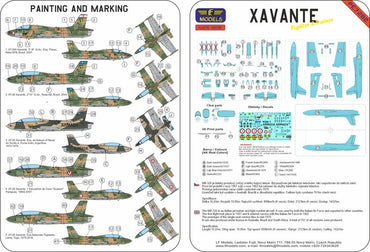 LF Models LFPE7282 Xavante Fighter & Trainer Model Kit 1:72