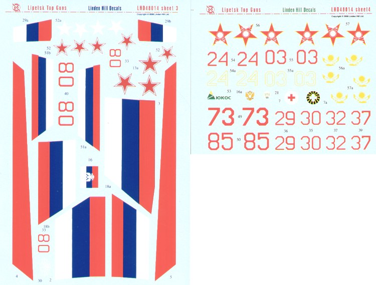 Linden Hill LHD48014 1:48 Lipetsk Top Guns