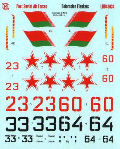 Linden Hill LHD48034 1:48 Belarusian Flankers