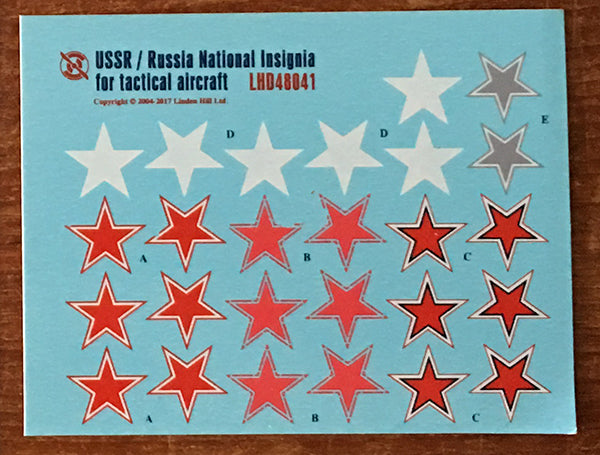 Linden Hill LHD48041 Red Stars Su-27 & MiG-29 1980s-2017 1:48