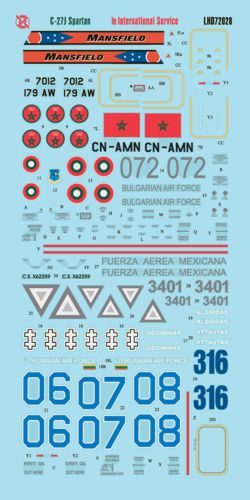 Linden Hill LHD72028 Alenia C-27J Spartan International Pt 1 1:72