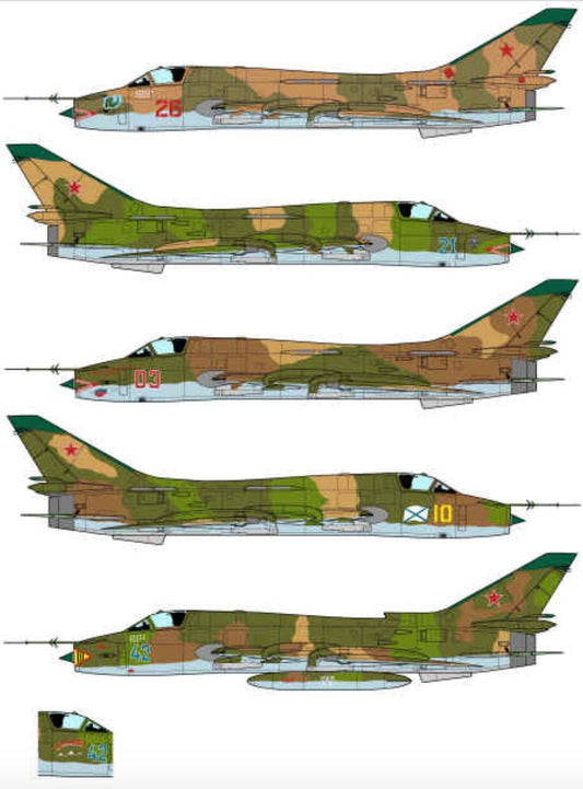 Linden Hill LHD72001 1:72 Sukhoi Su-17m3/4 Fitters over the Panjshir Valley