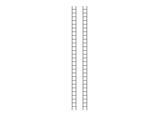 PECO LK-748 Ladders 175mm (4-Pack) O Gauge