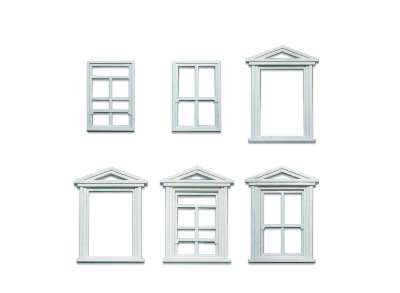 PECO LK-756 Windows and Frames (Pack of 8) O Gauge