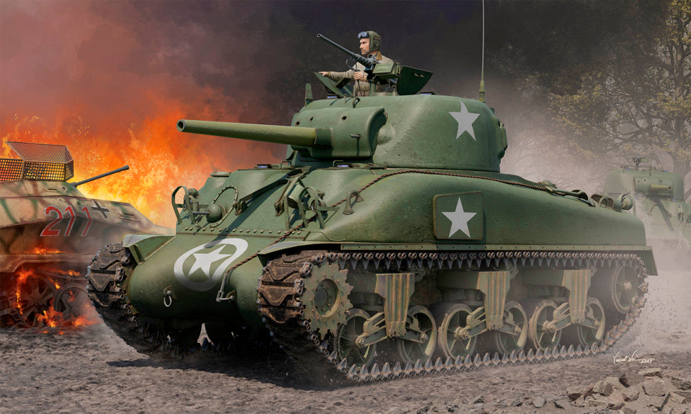 I Love Kit 61617 M4A1 Sherman WWII Medium Tank 1:16 Model Kit
