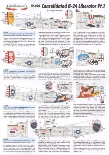 Lifelike LL72028 1:72 Consolidated B-24 Liberator