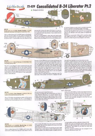 Lifelike LL72029 B-24 Liberator Double Trouble/Lil De-Icer 1:72