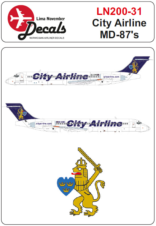 Lima November LN200-31 1:200 City Airline
