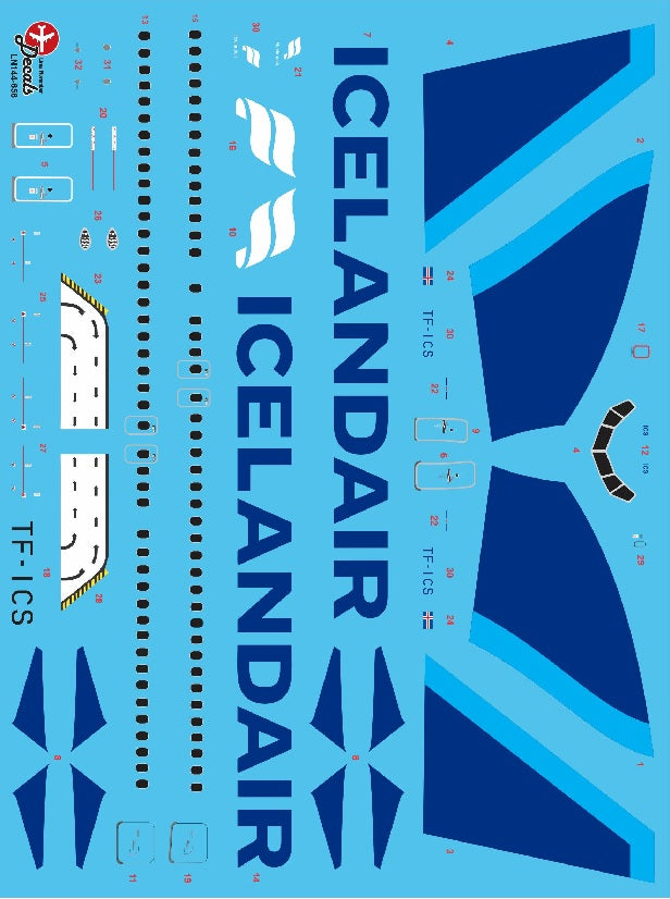 Lima November LN44656 1:144 Icelandair Boeing 737-Max 8 TF-ICS